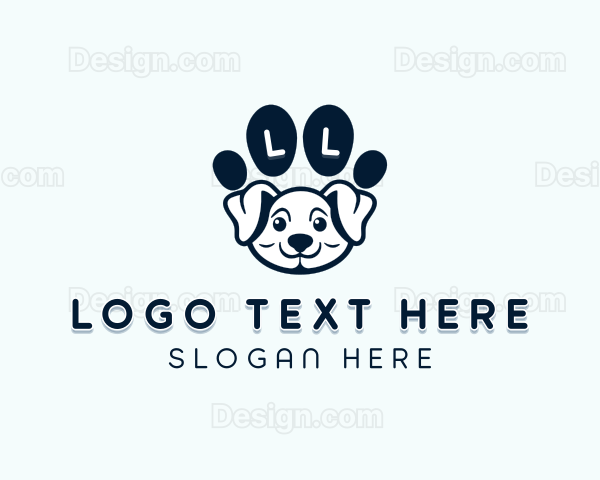 Dog Paw Puppy Logo