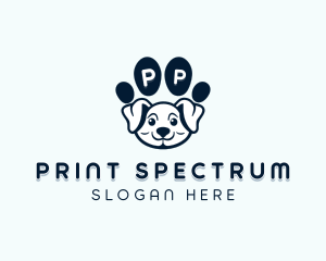 Dog Paw Puppy logo design