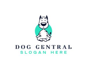 Yoga Pet Dog  logo design