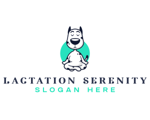 Yoga Pet Dog  logo design