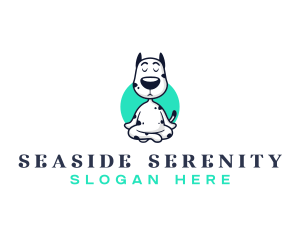 Yoga Pet Dog  logo design