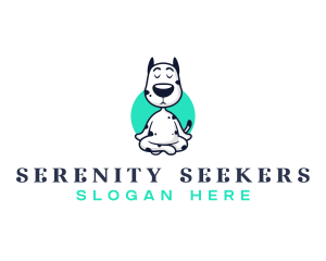 Yoga Pet Dog  logo design