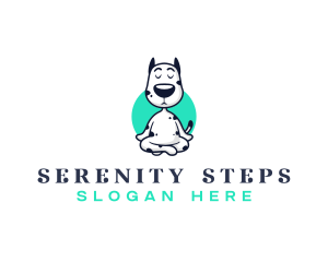 Yoga Pet Dog  logo design