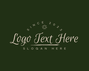 Elegant Handwritten Business logo