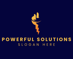 Electric Power Plug logo design