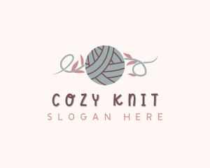 Yarn Knitting Crochet logo design