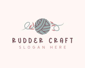 Yarn Knitting Crochet logo design