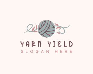 Yarn Knitting Crochet logo design