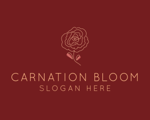 Rose Bloom Flower logo