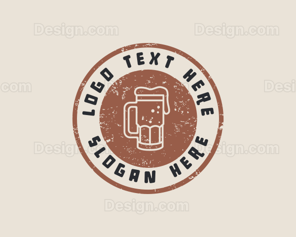 Beer Beverage Bar Logo