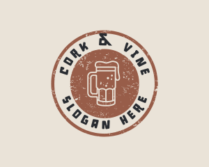 Beer Beverage Bar logo design