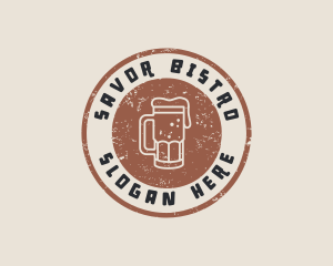 Beer Beverage Bar logo design