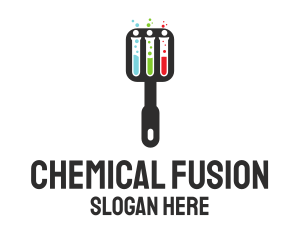 Science Laboratory Spatula logo design