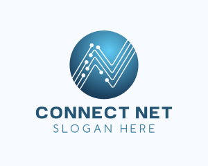 Gradient Network Tech Globe logo