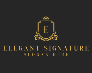 Royalty Elegant Crown logo design