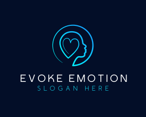 Mental Health Heart logo design