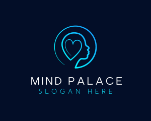 Mental Health Heart logo design