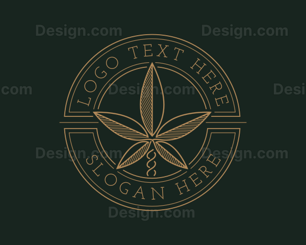 Marijuana Hemp Weed Logo