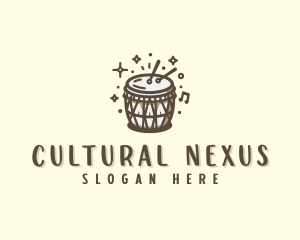African Cultural Drum logo