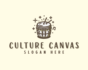 African Cultural Drum logo