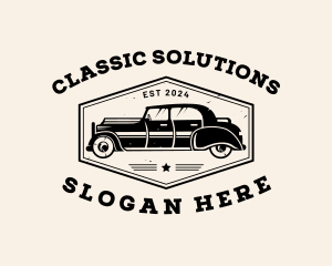 Classic Car Transportation logo design