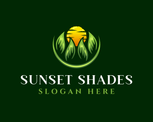 Sunset Leaf Environment logo design