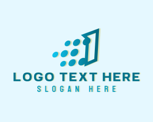 Modern Tech Letter I logo