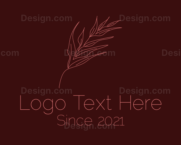 Dainty Branch Outline Logo