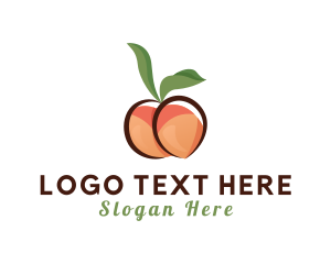 Seductive Peach Fruit logo