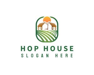 House Lawn Garden logo design