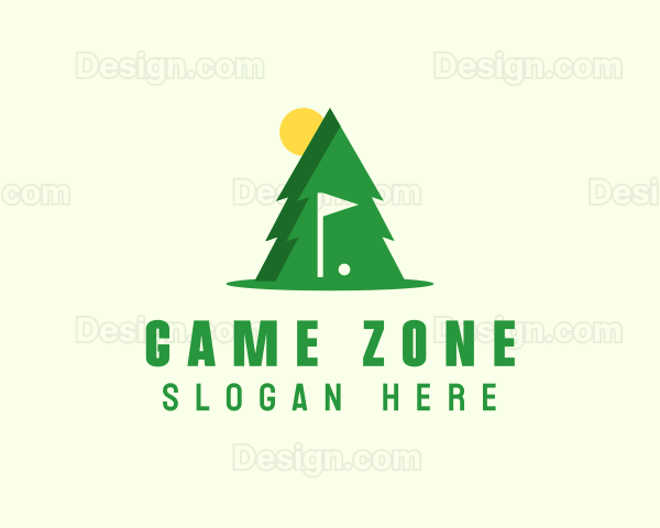 Pine Tree Golf Logo