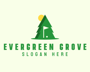 Pine Tree Golf logo design