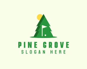 Pine Tree Golf logo design