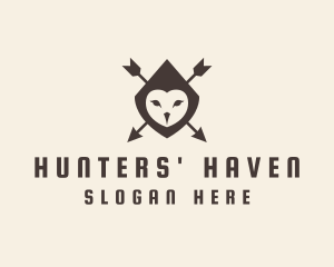 Owl Hunter Arrow logo design