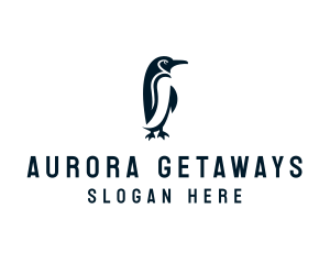 Penguin Animal Bird logo design