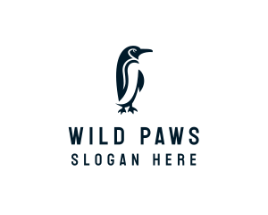 Penguin Animal Bird logo design