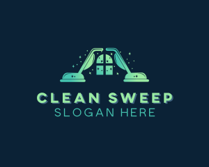 Home Cleaning Vacuum logo design