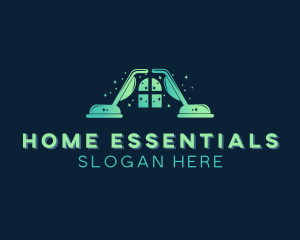 Home Cleaning Vacuum logo design