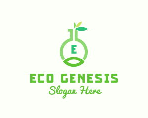 Eco Natural Organic Laboratory  logo design