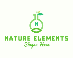 Eco Natural Organic Laboratory  logo design