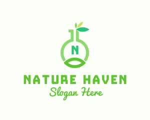 Eco Natural Organic Laboratory  logo design