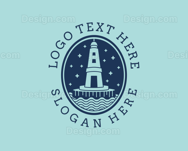 Lighthouse Tower Beacon Logo