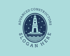 Lighthouse Tower Beacon logo design