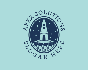 Lighthouse Tower Beacon logo design