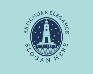 Lighthouse Tower Beacon logo design