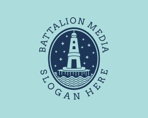 Lighthouse Tower Beacon logo design