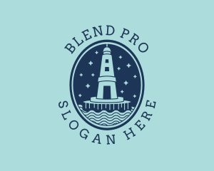 Lighthouse Tower Beacon logo design