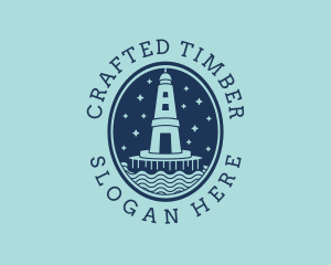 Lighthouse Tower Beacon logo design