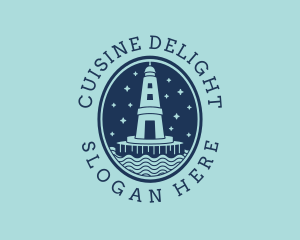 Lighthouse Tower Beacon logo design