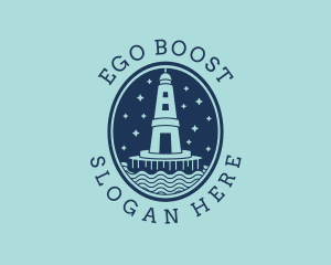 Lighthouse Tower Beacon logo design